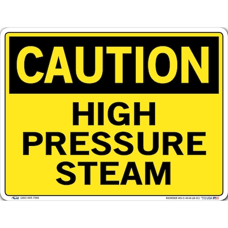 Vestil Vinyl Label Sign, 9-1/2" H, 12-1/2" W, Vinyl Label, Rectangle, English, SI-C-40-B-LB-011 SI-C-40-B-LB-011